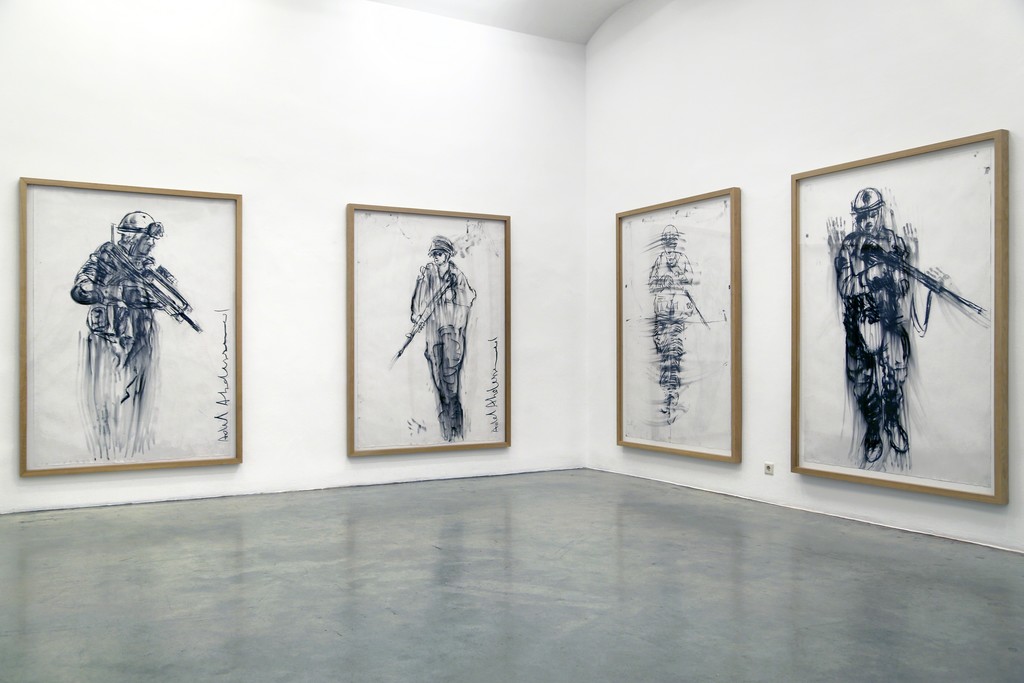 Adel Abdessemed Installation view Soldaten, 2015 Adel Abdessemed Installation view Soldaten, 2015