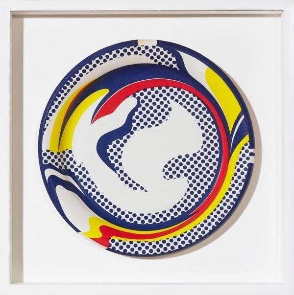 Roy Lichtenstein, ‘PLATE’, 1969, Print, Serigraph on paper plate, Marcel Katz Art