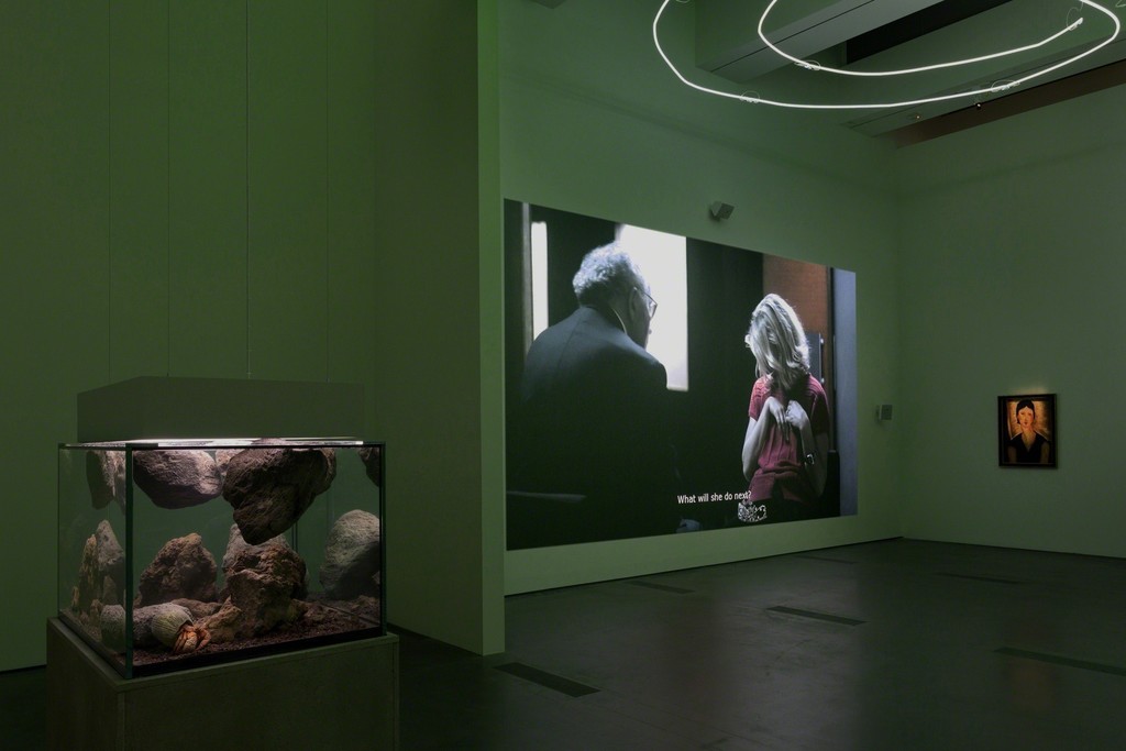 Installation photo, Pierre Huyghe at LACMA (11/23/14 - 2/2/15). © Pierre Huyghe. Photo © Museum Associates/LACMA Installation photo, Pierre Huyghe at LACMA (11/23/14 - 2/2/15). © Pierre Huyghe. Photo © Museum Associates/LACMA