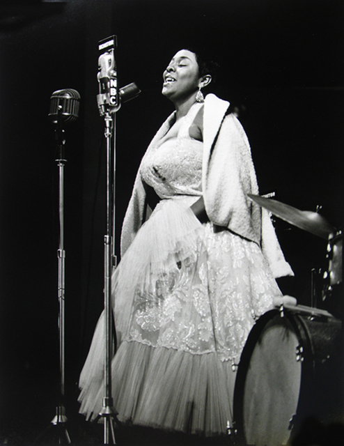 Herman Leonard, ‘Dinah Washington, Newport’, 1955, Photography, Silver print, Robert Mann Gallery