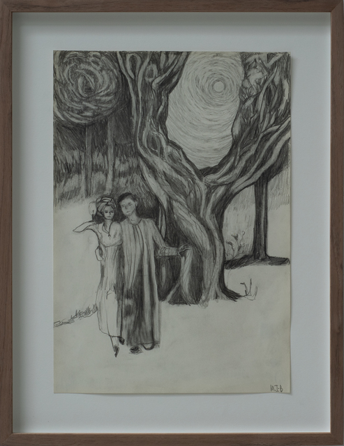 Meta Isaeus-Berlin, ‘Eskapism, 2020’, 2020, Painting, Pencil drawing, CFHILL