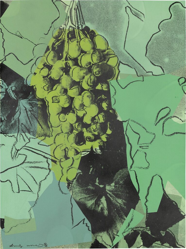 Andy Warhol - Grapes D.D. (Diamond Dust): one plate (see F. & S. 191A)