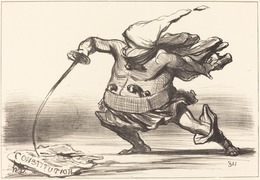 Honoré Daumier, ‘Un Matamore portant une... botte...’, 1851, National Gallery of Art, Washington, D.C.