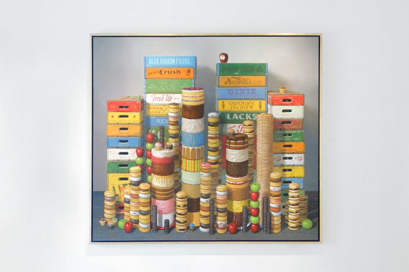 Robert Jackson, PROPS, Oil on Linen, 72" x 80" Robert Jackson, PROPS, Oil on Linen, 72" x 80"