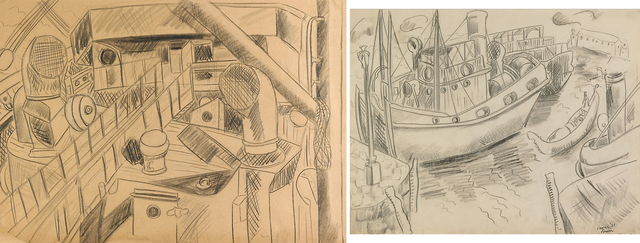 Irene Rice Pereira, ‘Two Works of Art: Ship Deck, Venice’, Rago/Wright