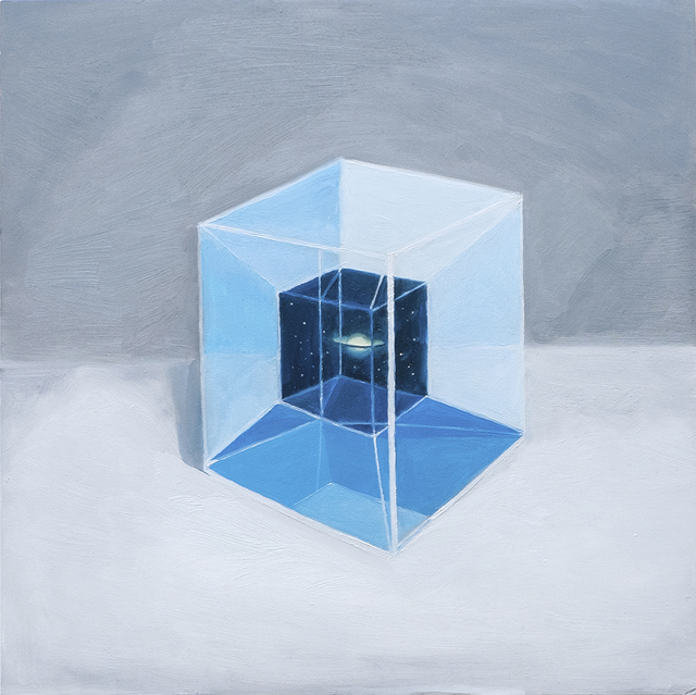 Ruxue Zhang, ‘The Tesseract 4’, 2018, Painting, Oil on Panel, CULT | Aimee Friberg Exhibitions