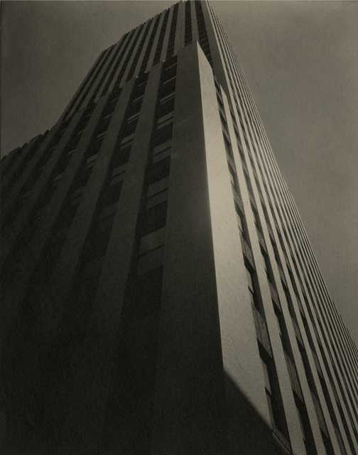 Ira Martin, ‘New York Daily News Building, 220 East 42nd Street (Following the Lines of a Skyscraper)’, ca. 1930, Photography, Waxed platinum print, Rick Wester Fine Art
