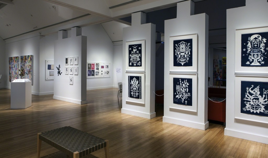 Ryan McGinness: Studio Visit, Installation View at Virginia MOCA. Art © 2014 Ryan McGinness / Artists Rights Society Ryan McGinness: Studio Visit, Installation View at Virginia MOCA. Art © 2014 Ryan McGinness / Artists Rights Society