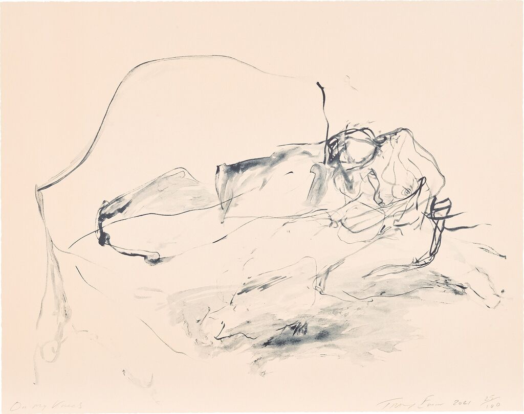 Tracey Emin - On My Knees, from Tate Modern 21 Years Print Portfolio