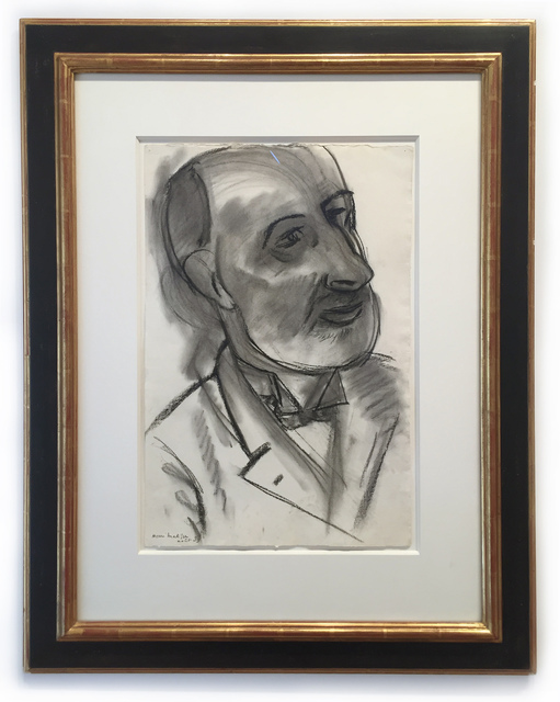 Henri Matisse, ‘Portrait du peintre Pallady’, 1939, Drawing, Collage or other Work on Paper, Charcoal on paper, Leslie Feely