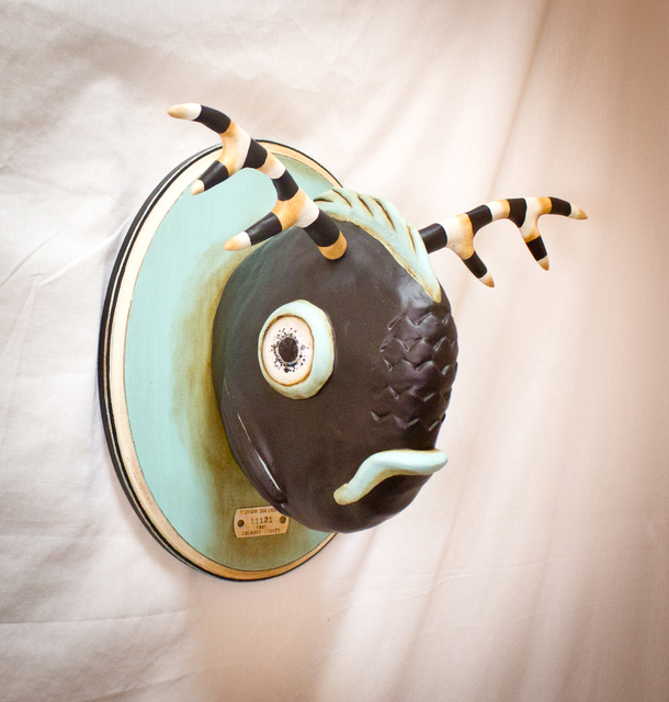 Valency Genis, ‘Priscilla Josette ’, 2020, Sculpture, Epoxy clay, wood, wire, glass, acrylic and oil, Haven Gallery