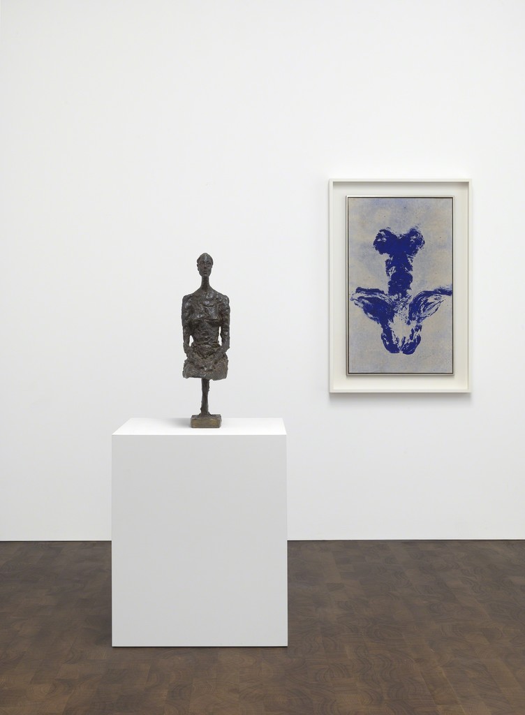 Photo: Mike Bruce/Courtesy Gagosian Gallery. Giacometti artworks © Alberto Giacometti Estate/Licensed in the UK by ACS and DACS, 2016. Yves Klein artworks © Yves Klein, ADAGP, Paris/DACS, London. Photo: Mike Bruce/Courtesy Gagosian Gallery. Giacometti artworks © Alberto Giacometti Estate/Licensed in the UK by ACS and DACS, 2016. Yves Klein artworks © Yves Klein, ADAGP, Paris/DACS, London.