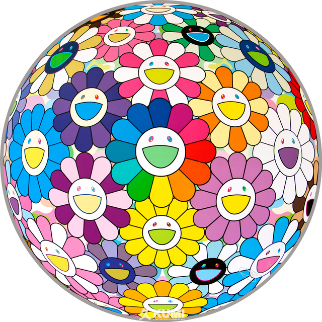 Takashi Murakami, ‘Flower Ball (Annular Solar Eclipse)’, 2015, Print, Lithograph, Kumi Contemporary / Verso Contemporary