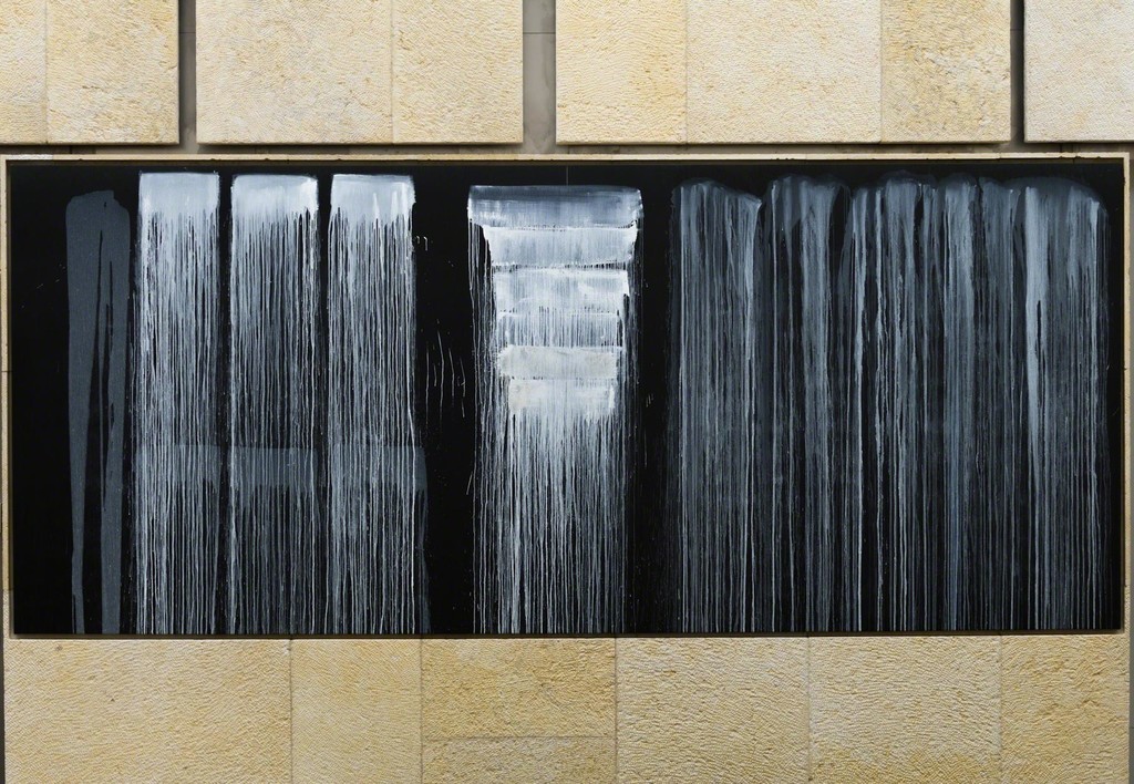 Pat Steir Silent Waterfalls: The Barnes Series, 2019. The Barnes Foundation, installation view. Image © The Barnes Foundation / Photo by J. Ramsdale Pat Steir Silent Waterfalls: The Barnes Series, 2019. The Barnes Foundation, installation view. Image © The Barnes Foundation / Photo by J. Ramsdale