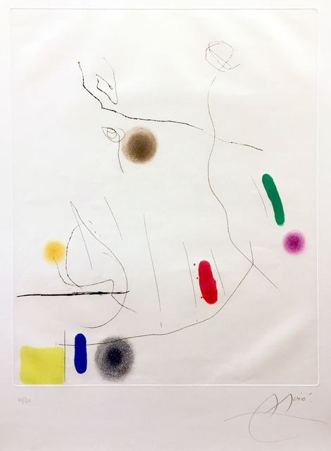 Joan Miró, ‘Gravé Sur Le Givre I’, 1972, Elliott Gallery