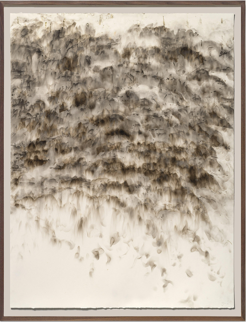 Joan Wulf, ‘Carbon 5’, 2018, Painting, Carbon soot on paper, Themes+Projects