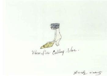 Andy Warhol - When I'm calling shoe