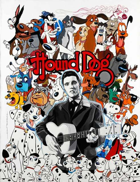 Alain Bertrand, ‘Cartoons Elvis’, Catto Gallery