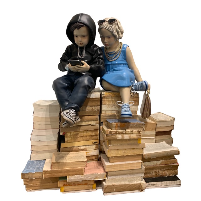 Hijack, ‘Phonebook’, 2019, Sculpture, Bronze, Contessa Gallery