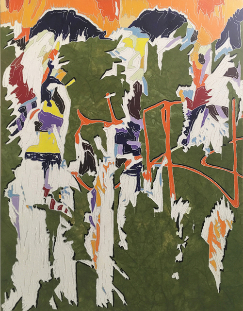 J Ivcevich, ‘Untitled (Chance of Color Shred)’, 2017, Painting, Mixed media on canvas, Garvey | Simon
