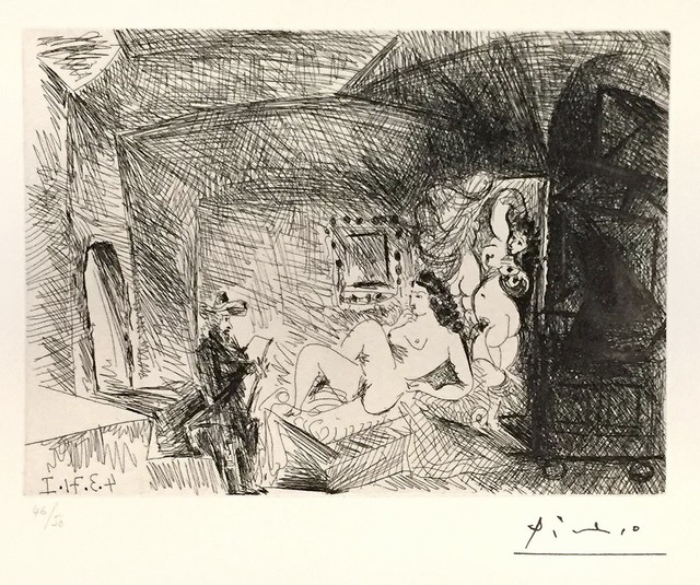 Pablo Picasso, ‘Peintre, Modèle et Toile ’, 1971, Wallector