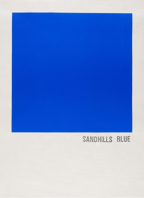 Todd Norsten, ‘Sandhills Blue’, 2016, Highpoint Editions
