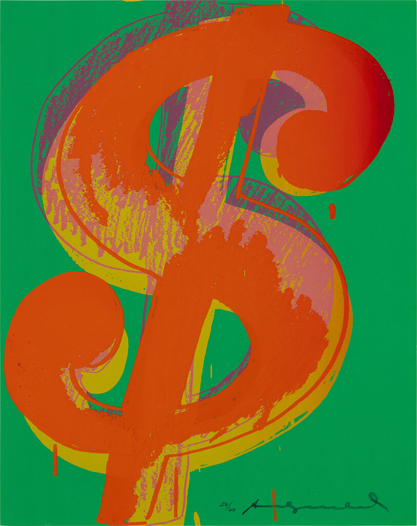 Andy Warhol - $ (1) (F. & S. 279)