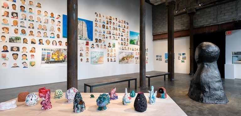Rudy Shepherd Everything in the Universe is My Brother. Image courtesy of Smack Mellon. Photo by Etienne Frossard. Installation view. Rudy Shepherd Everything in the Universe is My Brother. Image courtesy of Smack Mellon. Photo by Etienne Frossard. Installation view.
