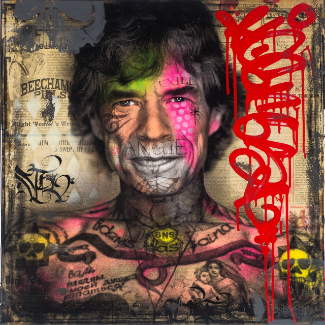 BNS, ‘Jail Bird Jagger’, 2017, DETOUR Gallery