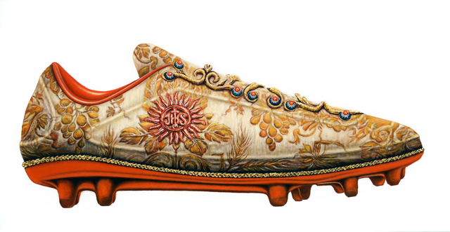 Matus Lanyi, ‘Shoe (aka Soccer Cleat), IHS series’, 2017, Painting, Oil on Canvas, Think + Feel Contemporary