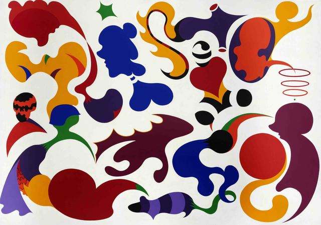 Mauro Perucchetti, ‘Untitled’, 2018, Painting, Acrylic on canvas mounted on board, Alon Zakaim Fine Art