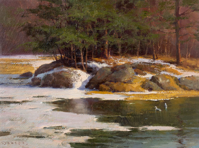 Donald W. Demers, ‘The Thaw, Brave Boat Harbor, York, Maine’, 21st Century, Vose Galleries