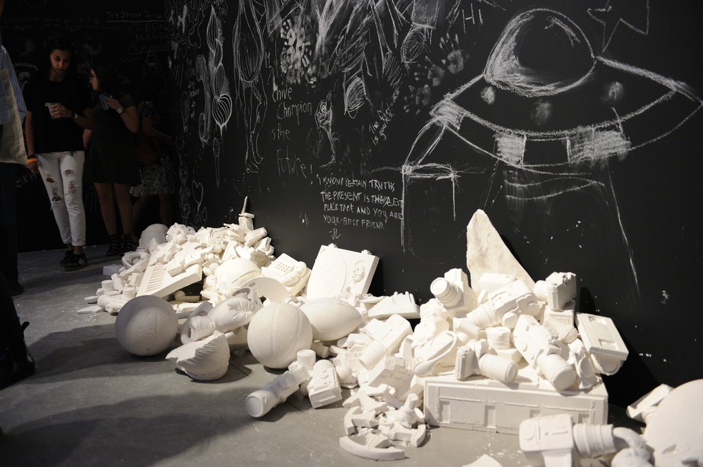 Installation view of "The Future Was Written" at YoungArts Foundation © World Red Eye Installation view of "The Future Was Written" at YoungArts Foundation © World Red Eye
