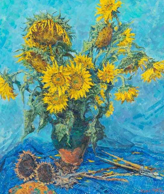 Sergei Chepik | Sunflowers from St Remy de Provence (1997) | Available ...