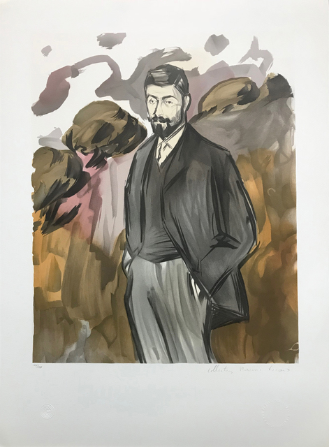 Pablo Picasso, ‘PORTRAIT D'UN HOMME DEBOUT AVEC BARBICNE’, 1979-1982, Reproduction, LITHOGRAPH ON ARCHES PAPER, Gallery Art