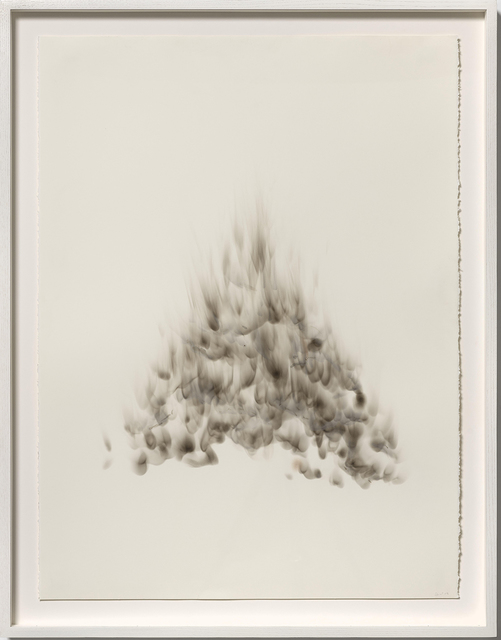 Joan Wulf, ‘Shadow 4’, 2019, Painting, Carbon soot on paper, Themes+Projects