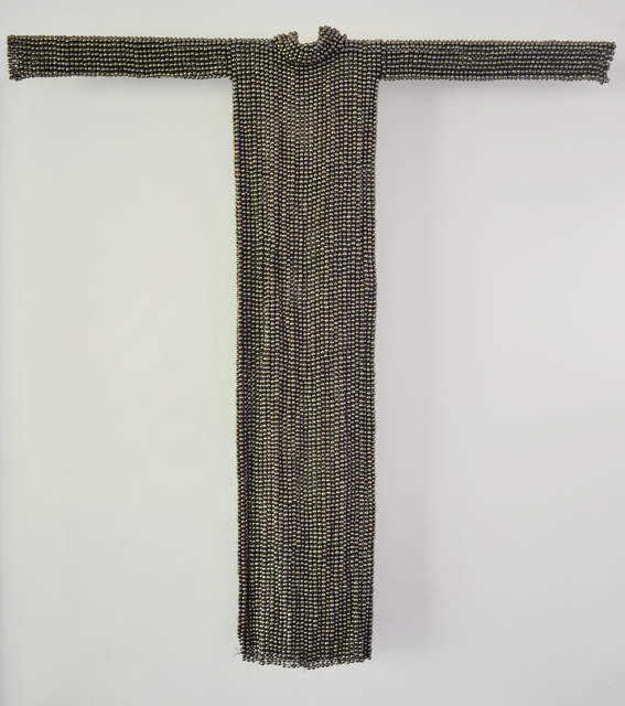 Xawery Wolski, ‘Vestido de Platino (Platinum Dress)’, 2015, Sculpture, Terracotta, platinum glaze, Lisa Sette Gallery