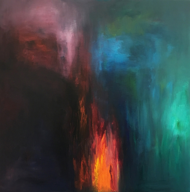 MD Tokon, ‘No. 10 Fire & Rain ’, 2019, Painting, Acrylic on canvas, THE WHITE ROOM GALLERY