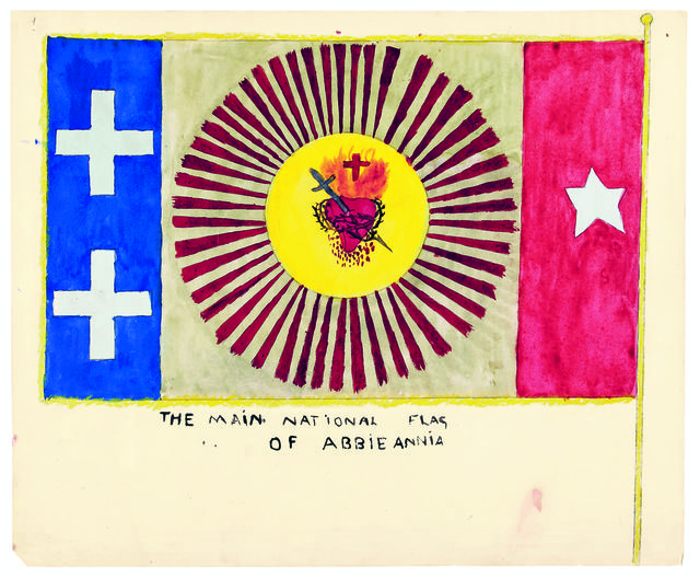 Henry Darger, ‘The main National flag of Abbieannia’, 1910-1970, Musée d'Art Moderne de la Ville de Paris
