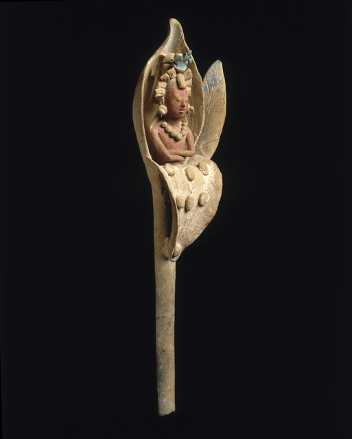 Unknown Artist, ‘Figure Emerging from a Waterlily’, 600-900, Brooklyn Museum