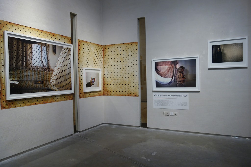 "If I Leave, Where Will I Go?" Installation view of Tanya Habjouqa's work, "Tomorrow There Will Be Apricots" "If I Leave, Where Will I Go?" Installation view of Tanya Habjouqa's work, "Tomorrow There Will Be Apricots"