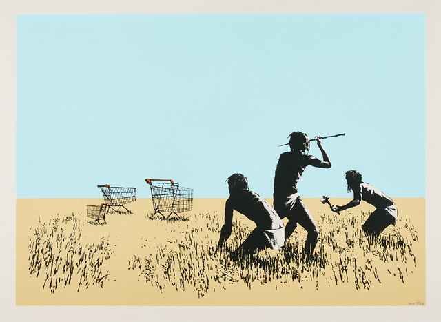 Banksy, ‘Trolley Hunters’, 2007, The Garage Amsterdam