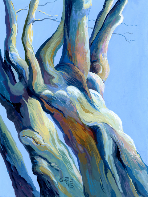 Gillian Bradshaw-Smith, ‘Finding Daphne #35 (Mounds)’, 2015, Painting, Gouache on paper, Ro2 Art