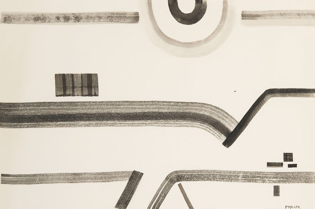 Florence Miller Pierce, ‘Untitled’, 1950, Drawing, Collage or other Work on Paper, Sumi-e ink on paper, Addison Rowe Gallery