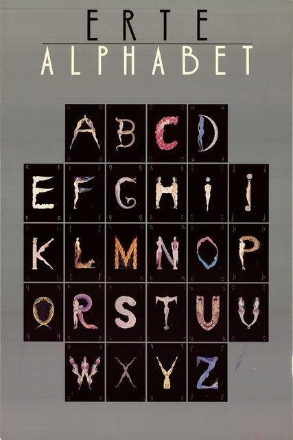 Erté (Romain de Tirtoff), ‘Alphabet’, 1977, Posters, Offset Lithograph, ArtWise