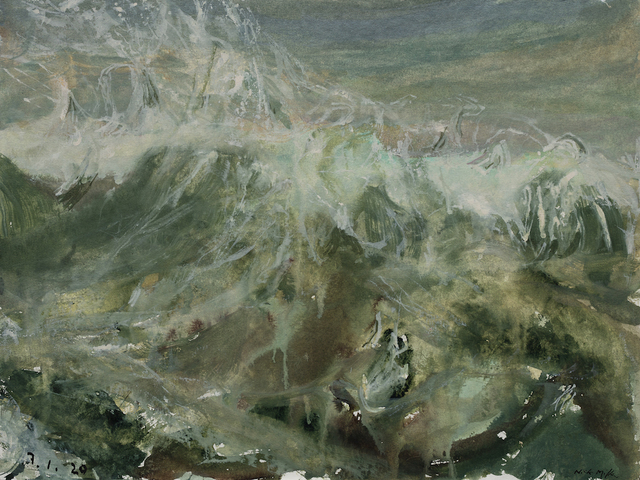 Nick Miller, ‘The Sea 7-1-20’, 2020, Painting, Watercolour on paper, Oliver Sears Gallery