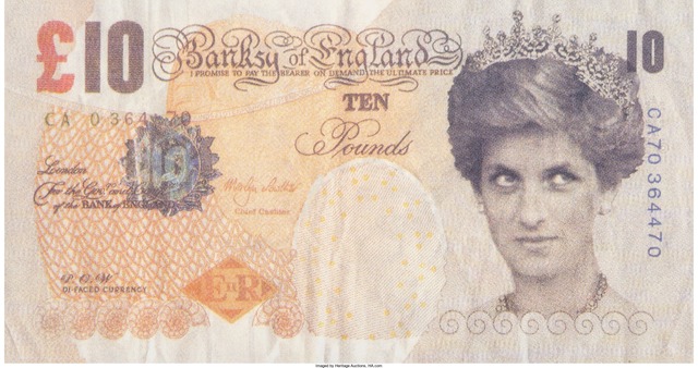 Banksy, ‘Di-Faced Tenner, 10 GBP Note’, 2005, Heritage Auctions
