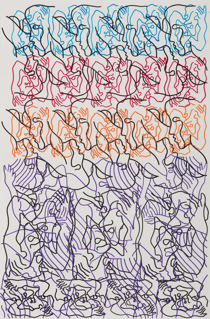 Carlos Amorales, ‘Orgía de Narcisos 3’, 2019, Galeria Solo / Eva Albarran & Christian Bourdais