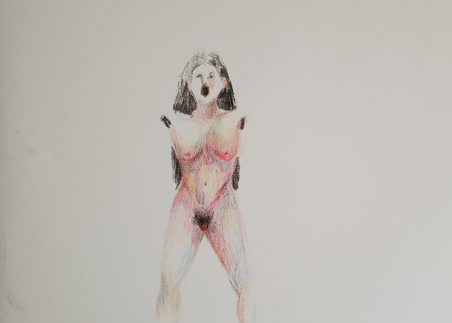 Selma Selman, ‘Untitled 1 (Superpositional Intersectionalism)’, 2020, Drawing, Collage or other Work on Paper, Color pencil on paper, agnès b. Galerie Boutique