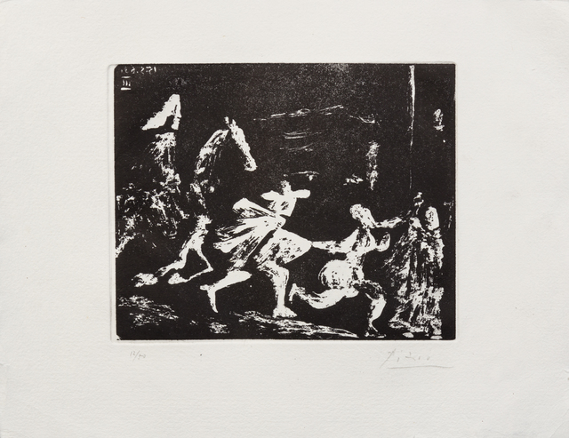 Pablo Picasso, ‘Cape et epee: Poursuite I ( from Series 347)’, 1968, Hindman